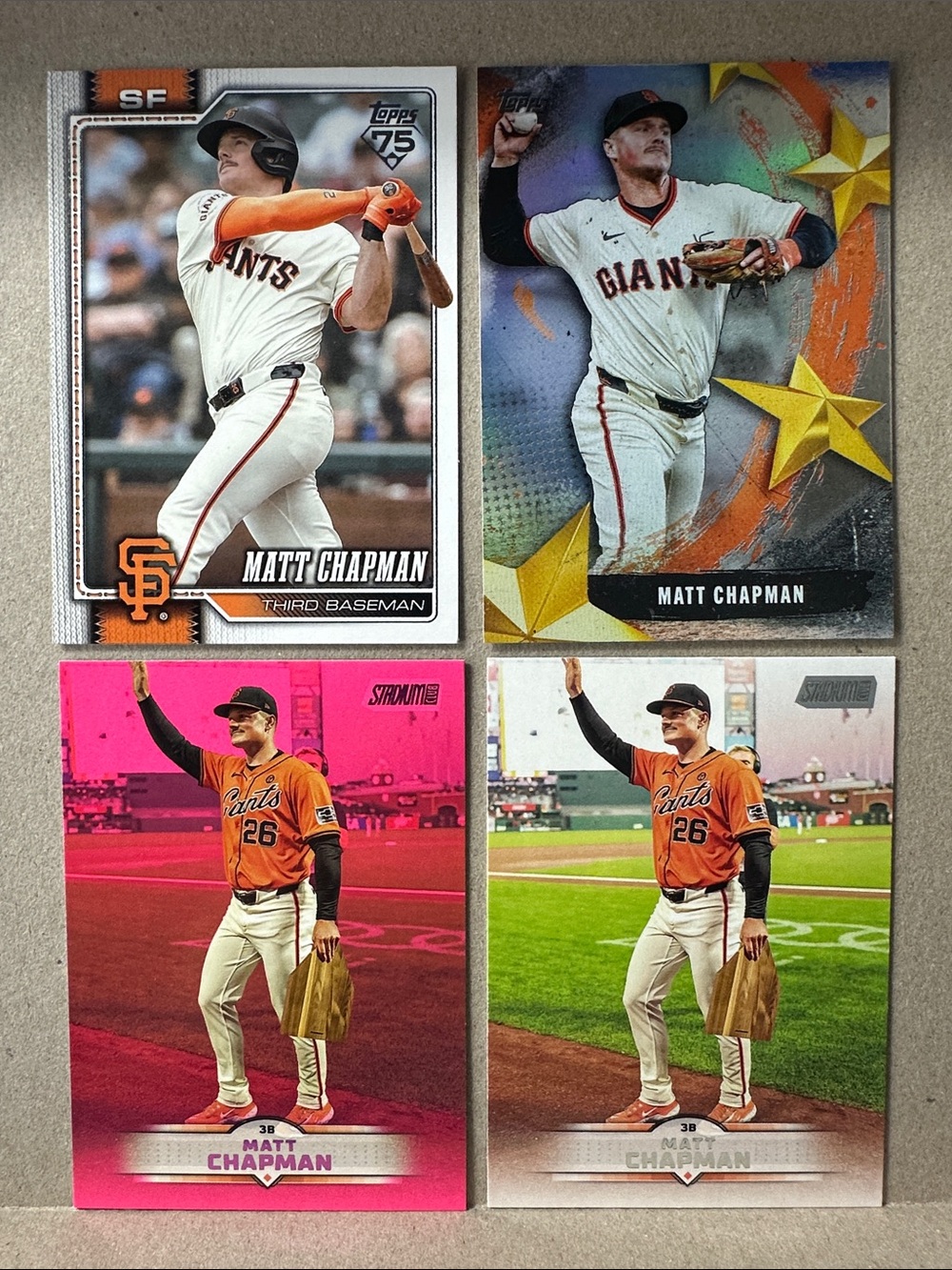 4 Bryce Eldridge rookies in Giants lot of 22 + Matt Chapman/Jung Hoo Lee/Devers - Picture 9 of 16